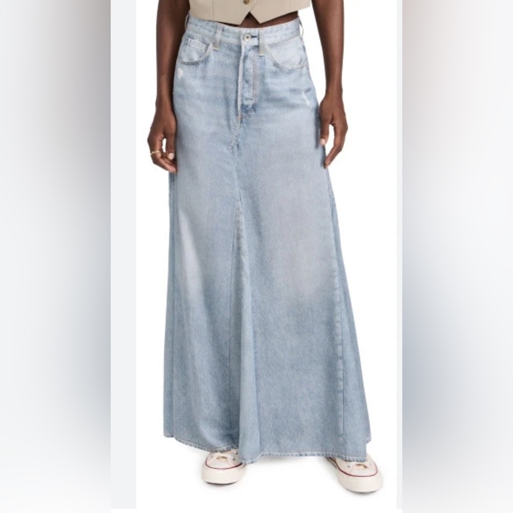 Rag & Bone liquid Miramar maxi skirt